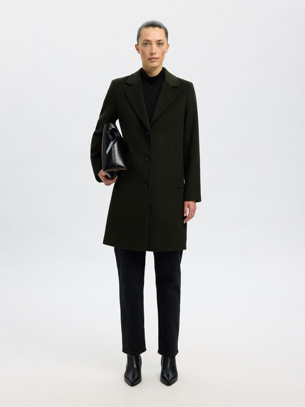 SLFSasja Wool Blend-deep dephts