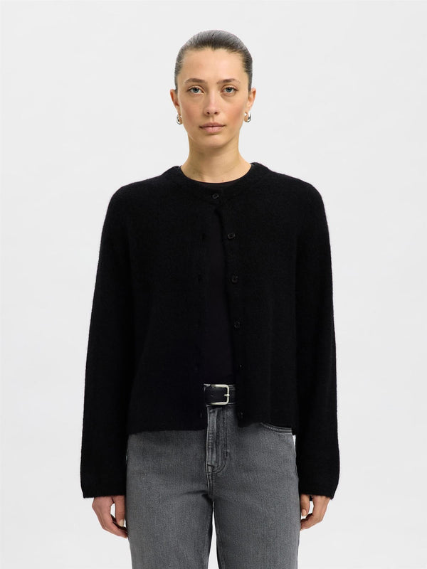 SLFLulu Nwe Ls Knit card-black